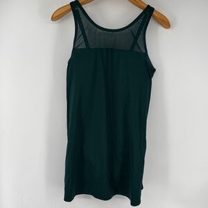 Lands' End Chlorine Resistant Smoothing Control Mesh High Neck Swimdress 12